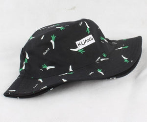 Cap Banana Print Yellow Hat