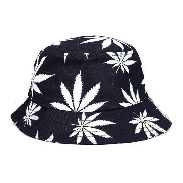 Hip Hop Cap Maple Leaf Panama Bucket Hat