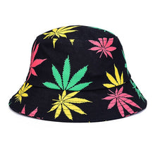 Load image into Gallery viewer, Hip Hop Cap Maple Leaf Panama Bucket Hat